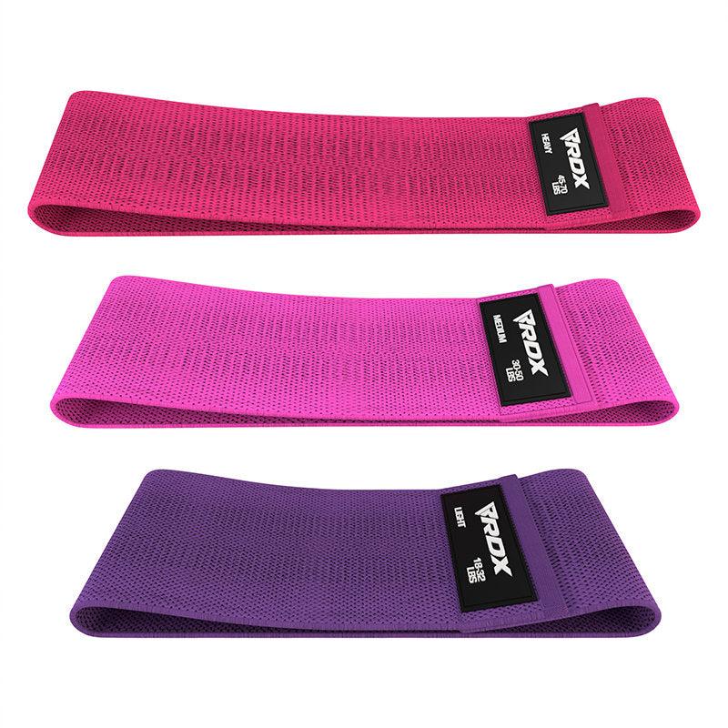 rdx sports RDX CP Heavy-Duty Fabric Resistance Training Bands for Fitness