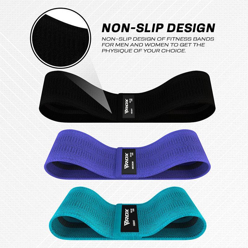 Rdx Sports RDX CU Heavy-Duty Fabric Resistance Training Bands For Fitness