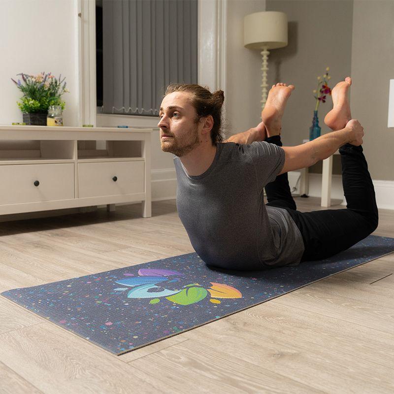 Rdx Sports RDX D1 Iris 6mm PVC Yoga Mat Midnight Lotus