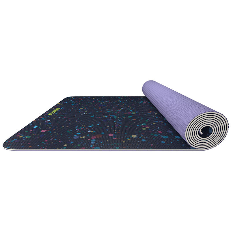 rdx sports RDX D1 Iris 6mm PVC Yoga Mat Midnight Lotus
