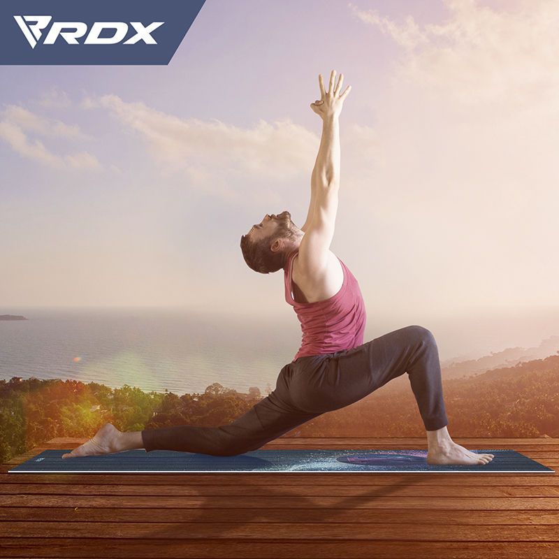 Rdx Sports RDX D10 Iris 6mm PVC Yoga Mat Angelic Blue