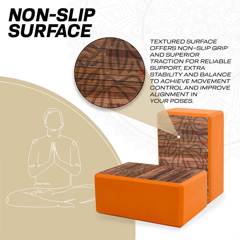 Rdx Sports RDX D11 High Density EVA Foam Yoga Blocks Non-Slip Brick