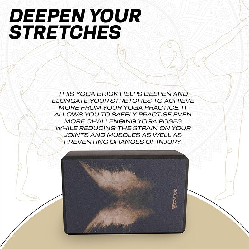 Rdx Sports RDX D12 High Density EVA Foam Yoga Blocks Non-Slip Brick