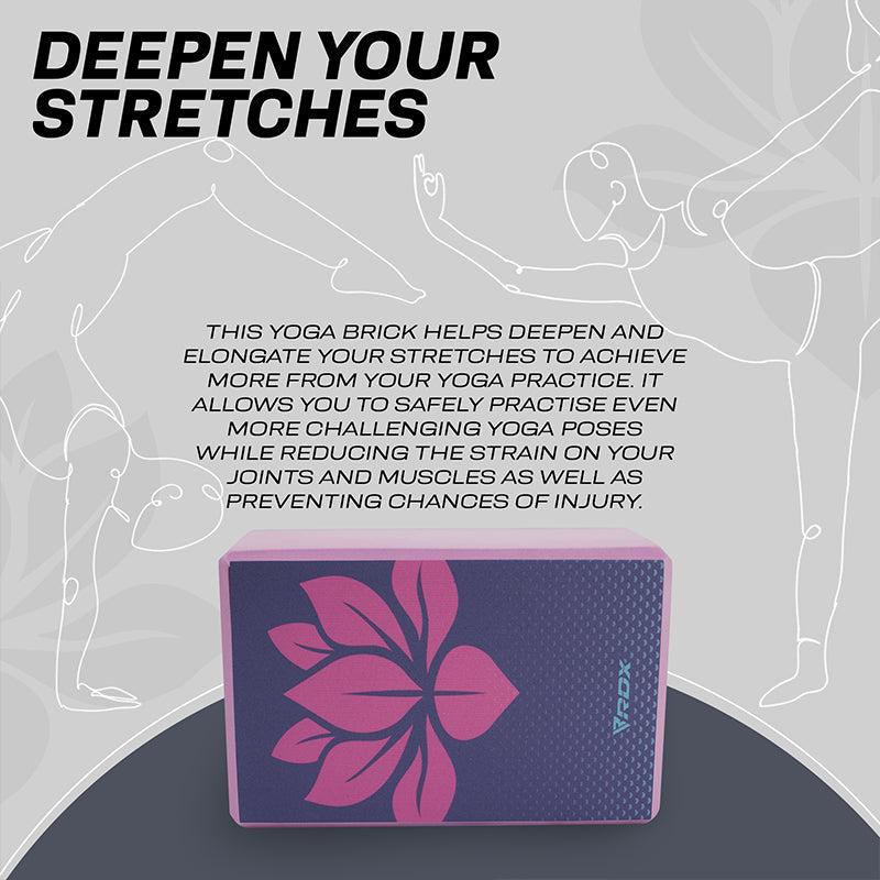 Rdx Sports RDX D13 High Density EVA Foam Yoga Blocks Non-Slip Brick