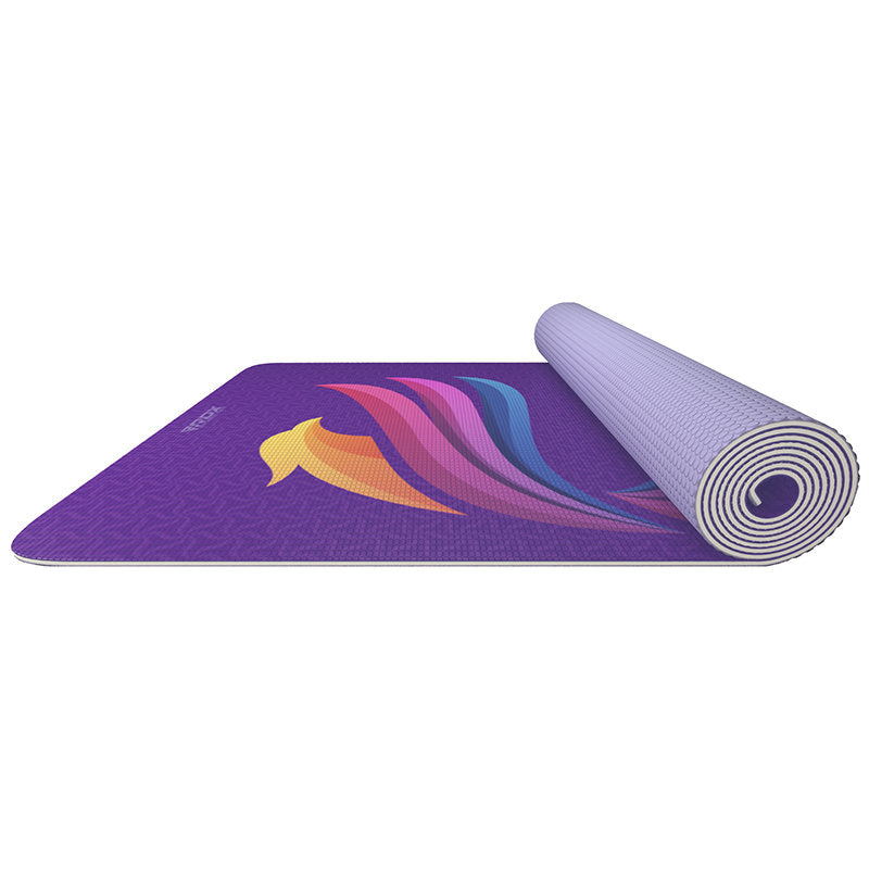 rdx sports RDX D2 Iris 6mm PVC Yoga Mat Orchid Phoenix