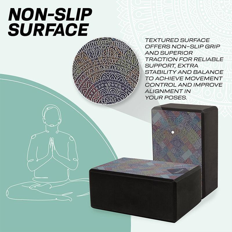 Rdx Sports RDX D3 High Density EVA Foam Yoga Blocks Non-Slip Brick