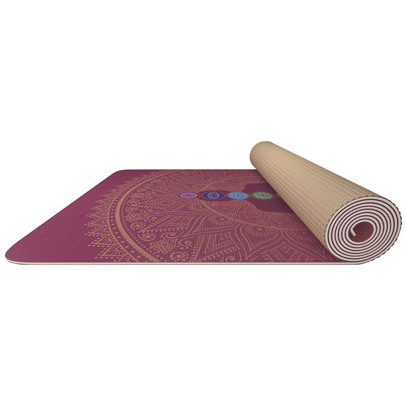 rdx sports RDX D3 Iris 6mm PVC Yoga Mat Pink Sundial