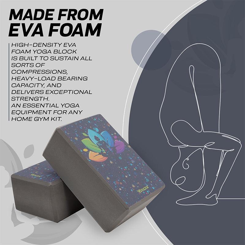 Rdx Sports RDX D4 High Density EVA Foam Yoga Blocks Non-Slip Brick
