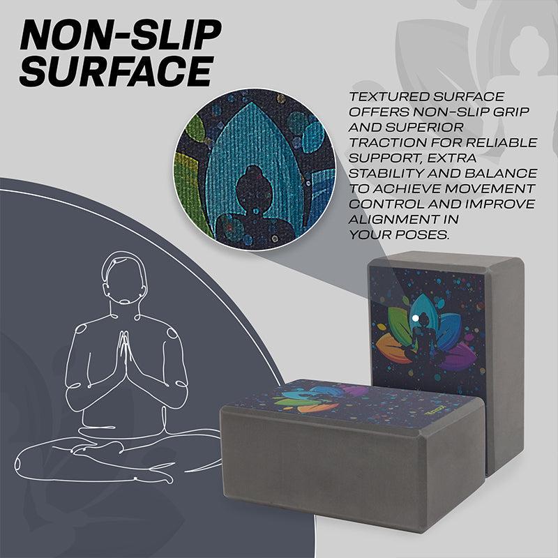 Rdx Sports RDX D4 High Density EVA Foam Yoga Blocks Non-Slip Brick