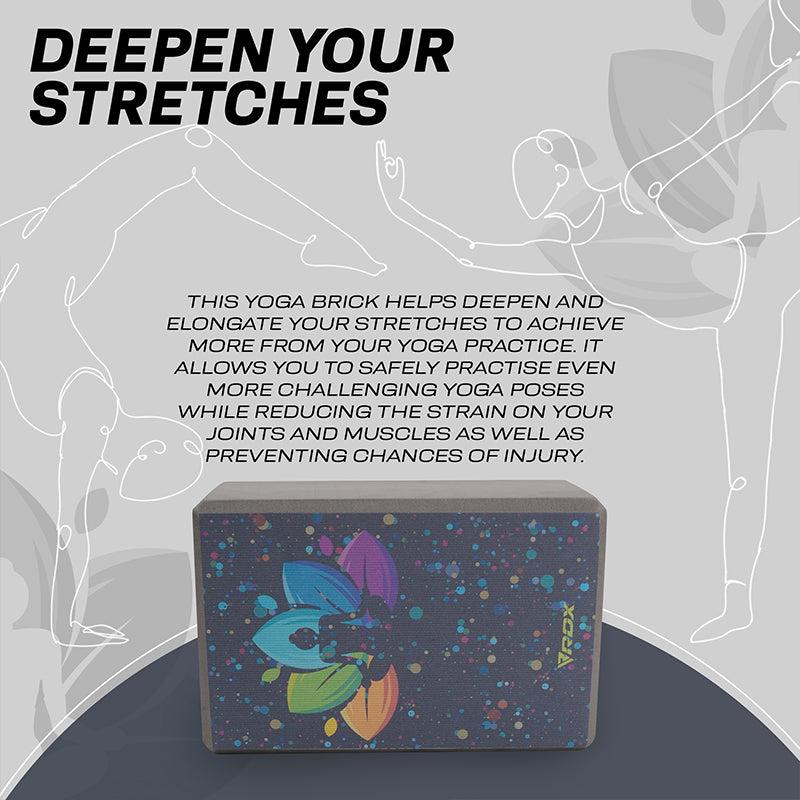 Rdx Sports RDX D4 High Density EVA Foam Yoga Blocks Non-Slip Brick