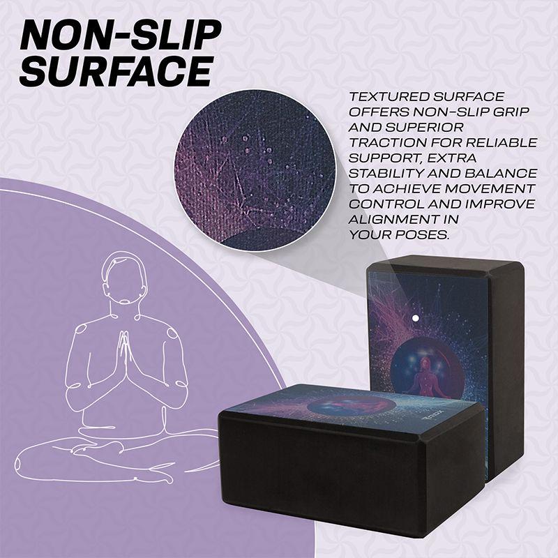 Rdx Sports RDX D6 High Density EVA Foam Yoga Blocks Non-Slip Brick