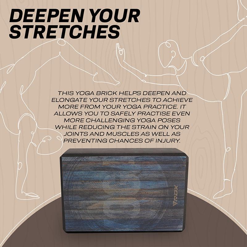 Rdx Sports RDX D7 High Density EVA Foam Yoga Blocks Non-Slip Brick