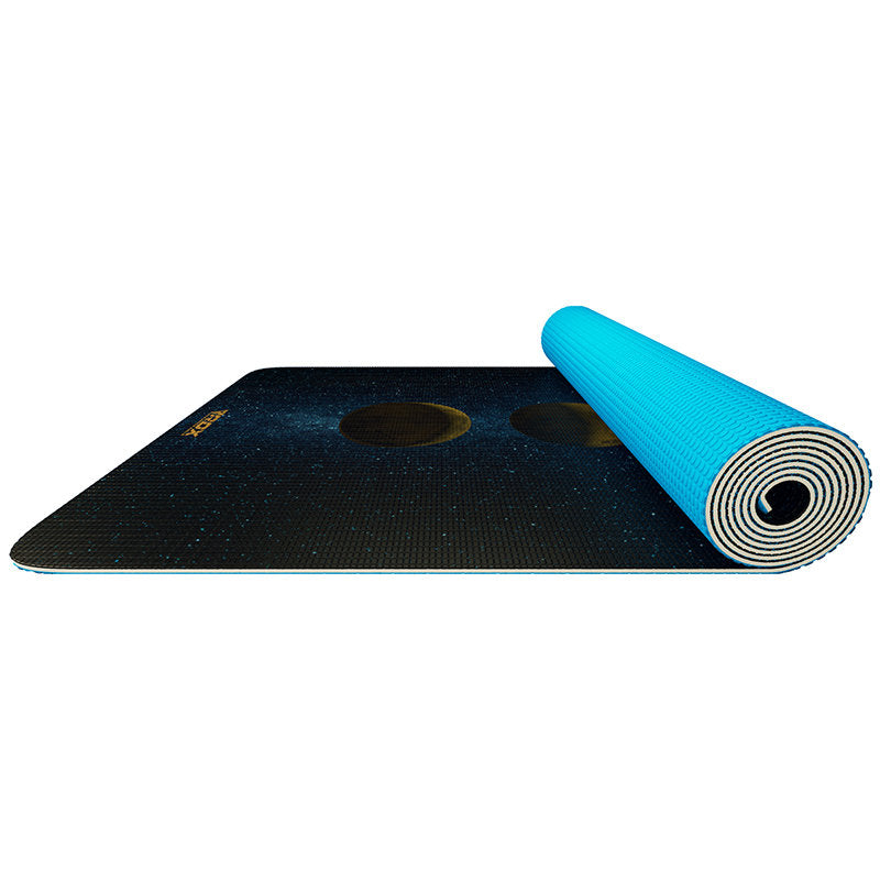 rdx sports RDX D8 Iris 6mm PVC Yoga Mat Universe Blue