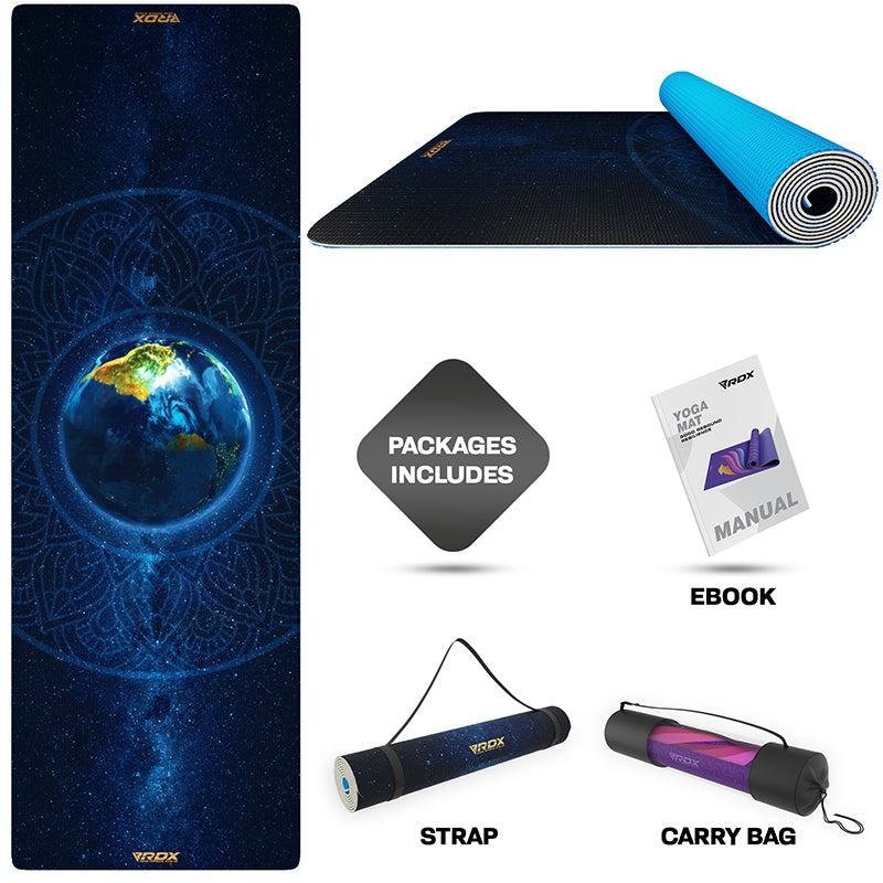 Rdx Sports RDX D9 Iris 6mm PVC Yoga Mat Space Medallion