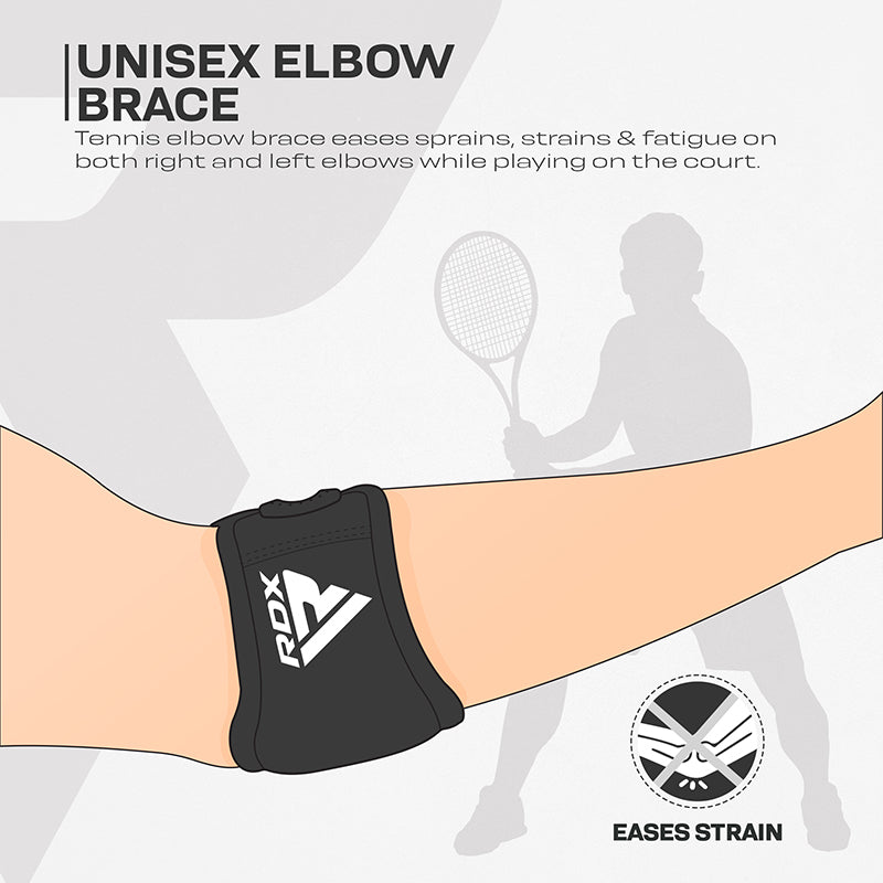 Rdx Sports RDX EP FDA Approved Elbow Brace Adjustable Compression Support With FlexDIAL