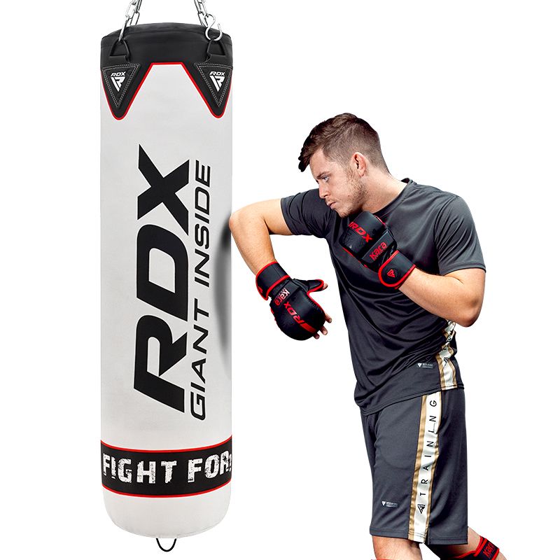 Rdx Sports RDX F1 4ft / 5ft 4-in-1 Punch Bag With Mitts And Ceiling Hook Set