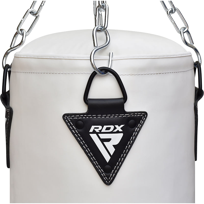 Rdx Sports RDX F10 4Ft / 5Ft White Training Punch Bag For Boxing & MMA Set