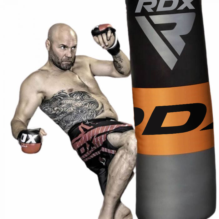 Rdx Sports RDX F12 4ft / 5ft 4-in-1 Punch Bag With Gloves & Ceiling Hook Set
