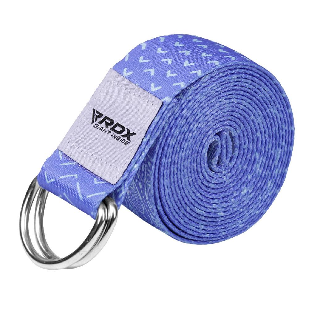 rdx sports RDX F14 D-Ring Steel Buckle Cotton Yoga Strap