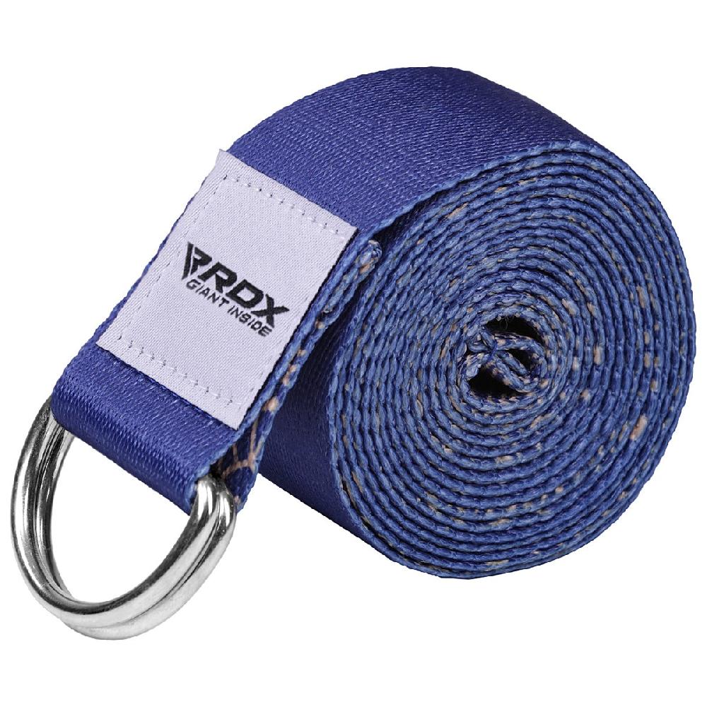 rdx sports RDX F16 D-Ring Steel Buckle Cotton Yoga Strap