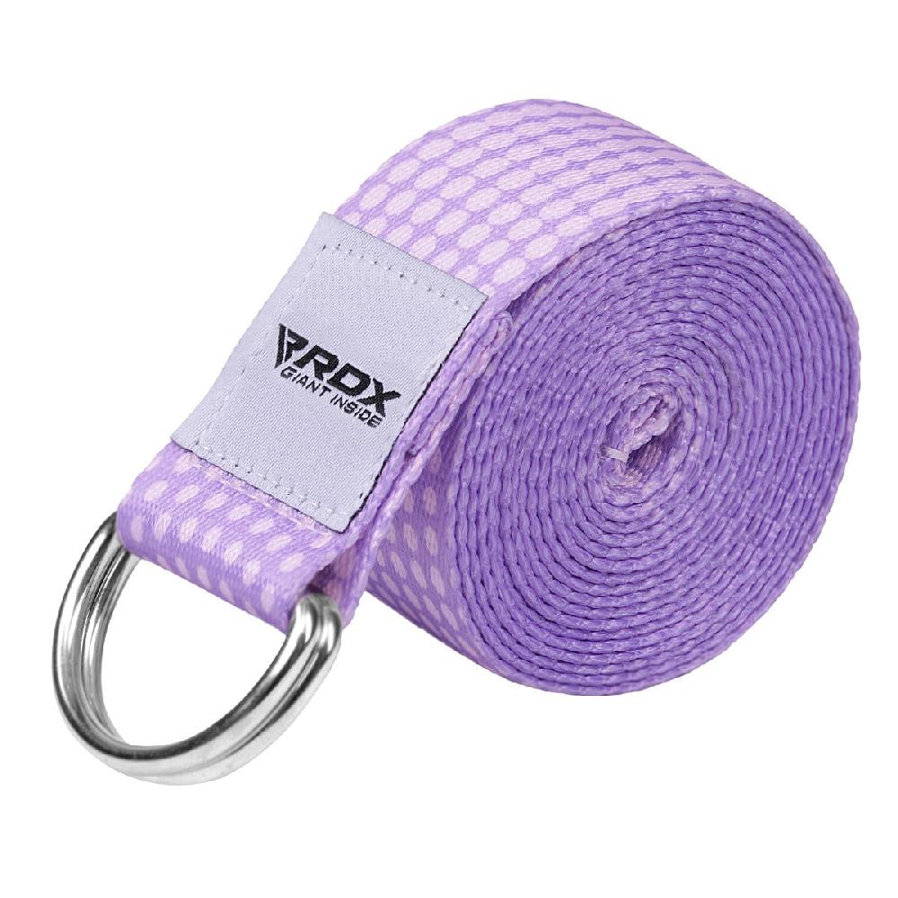 rdx sports RDX F21 D-Ring Steel Buckle Cotton Yoga Strap