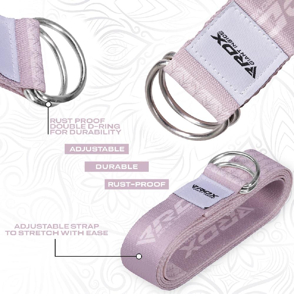 Rdx Sports RDX F22 D-Ring Steel Buckle Cotton Yoga Strap