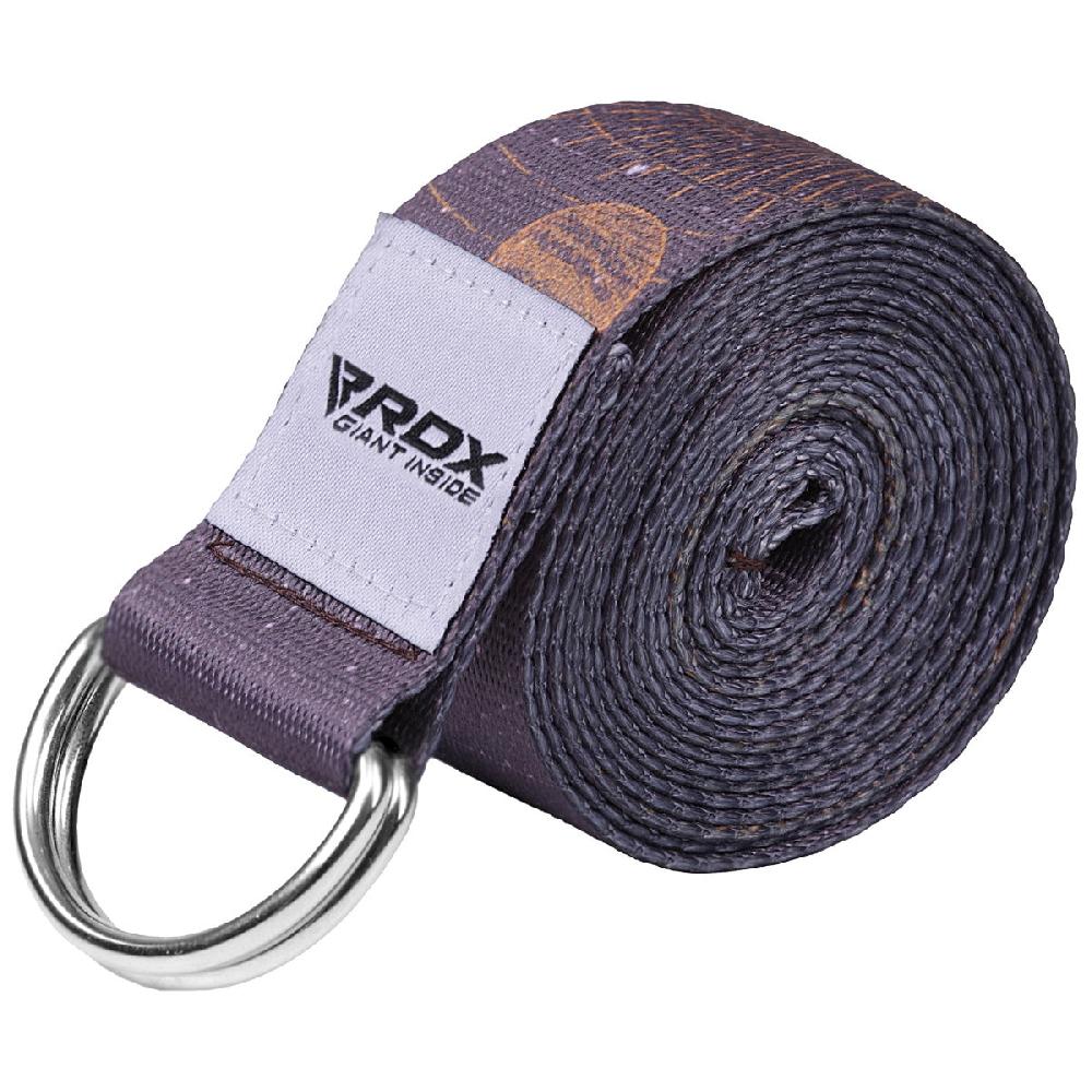 rdx sports RDX F4 D-Ring Steel Buckle Cotton Yoga Strap