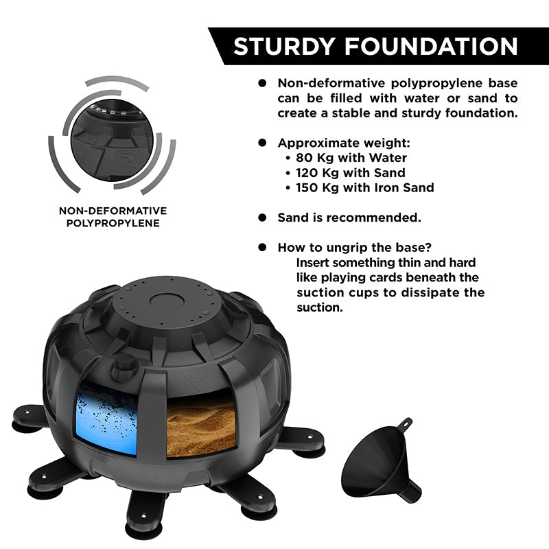 Rdx Sports RDX F6 6ft Kara White Free Standing Punch Bag With Mitts Set