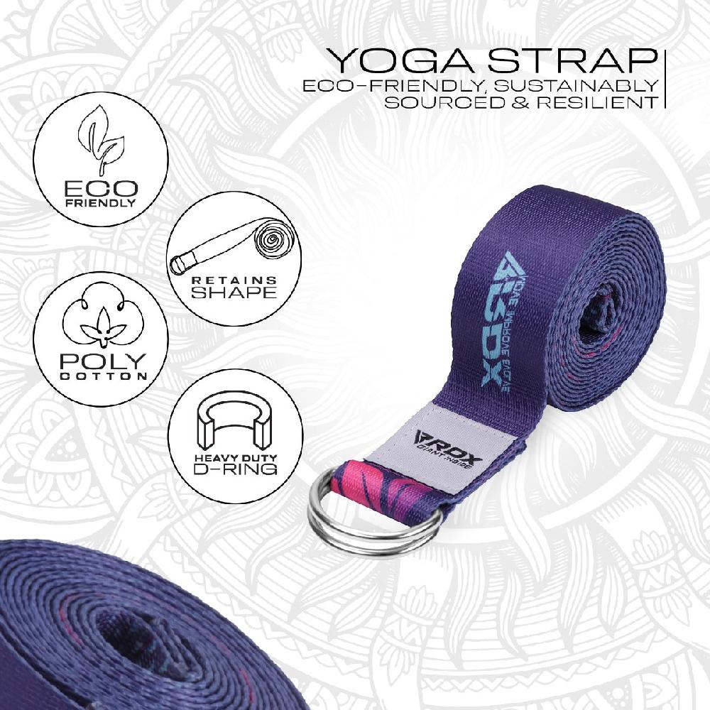 Rdx Sports RDX F6 D-Ring Steel Buckle Cotton Yoga Strap