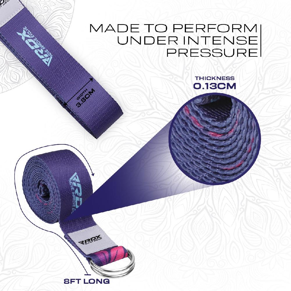 Rdx Sports RDX F6 D-Ring Steel Buckle Cotton Yoga Strap