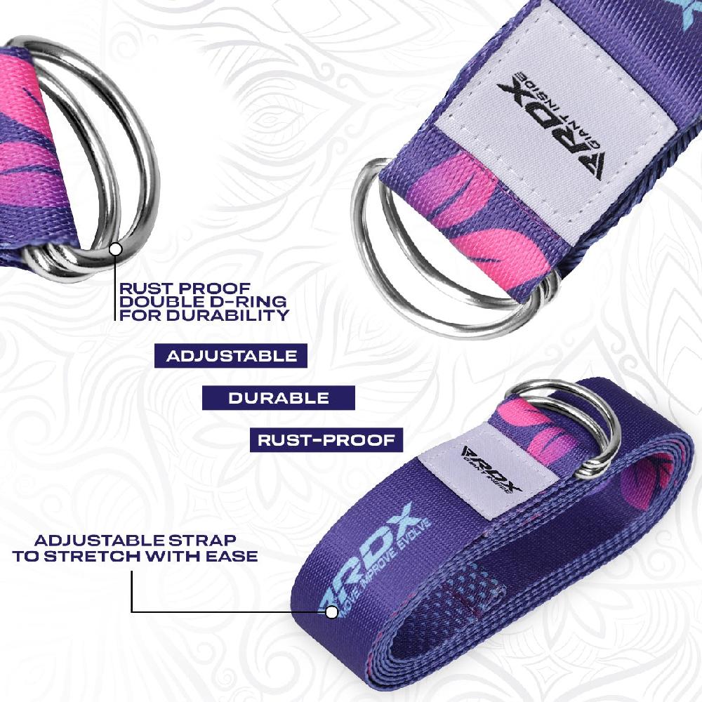 Rdx Sports RDX F6 D-Ring Steel Buckle Cotton Yoga Strap