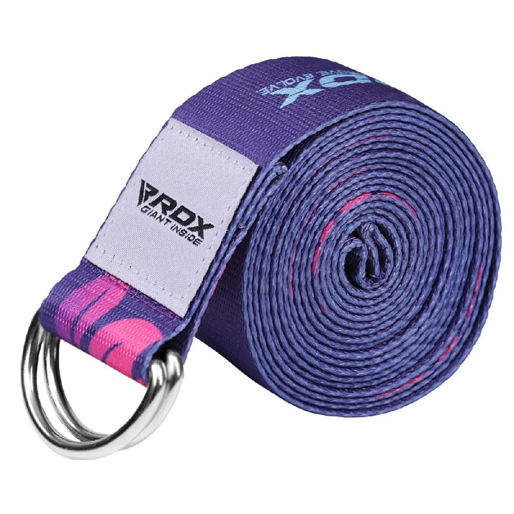rdx sports RDX F6 D-Ring Steel Buckle Cotton Yoga Strap