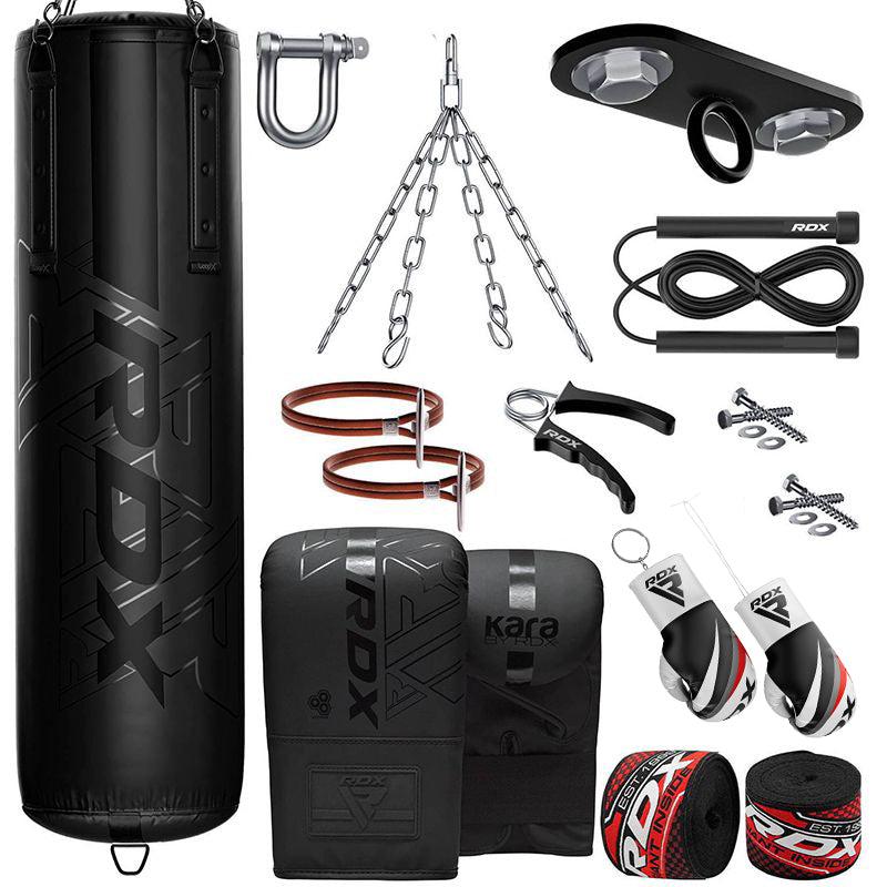 Rdx Sports RDX F6 KARA 4ft / 5ft 13-in-1 Heavy Boxing Punch Bag & Mitts Set