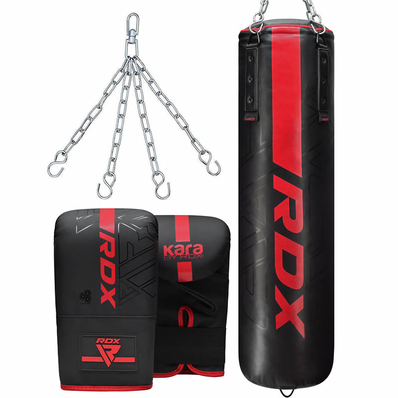 Rdx Sports RDX F6 KARA 4ft / 5ft 3-in-1 Punch Bag & Bag Gloves Set