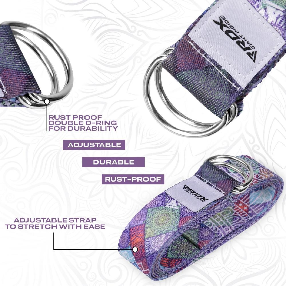 Rdx Sports RDX F9 D-Ring Steel Buckle Cotton Yoga Strap