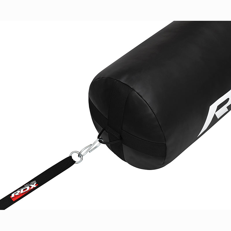 Rdx Sports RDX F9R 4ft / 5ft 2-in-1 Black / Red Punch Bag For Boxing & MMA Training Set