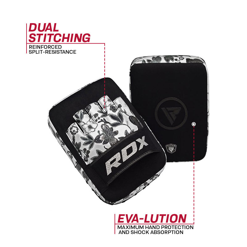 Rdx Sports RDX Fl4 Mono Floral Ladies Boxing Training Punch Mitts