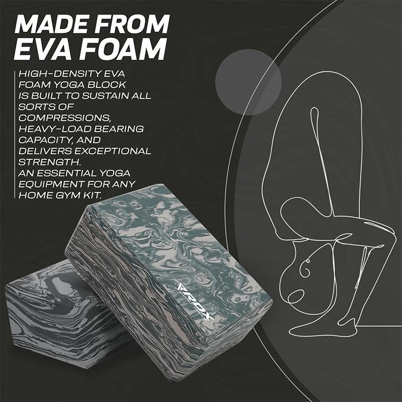 Rdx Sports RDX GB EVA Foam High Density Non-Slips Yoga Block