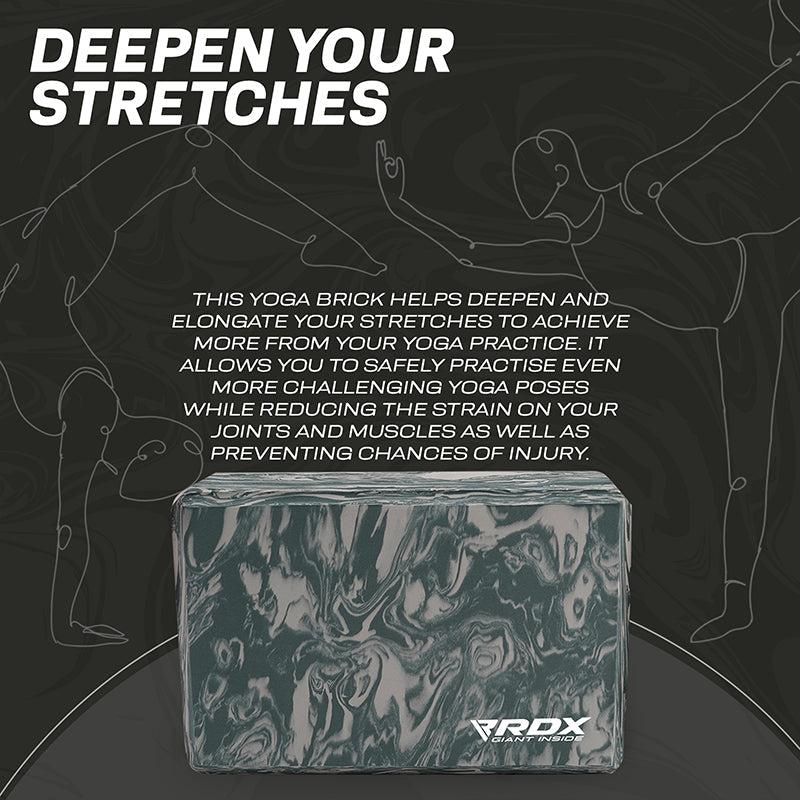 Rdx Sports RDX GB EVA Foam High Density Non-Slips Yoga Block
