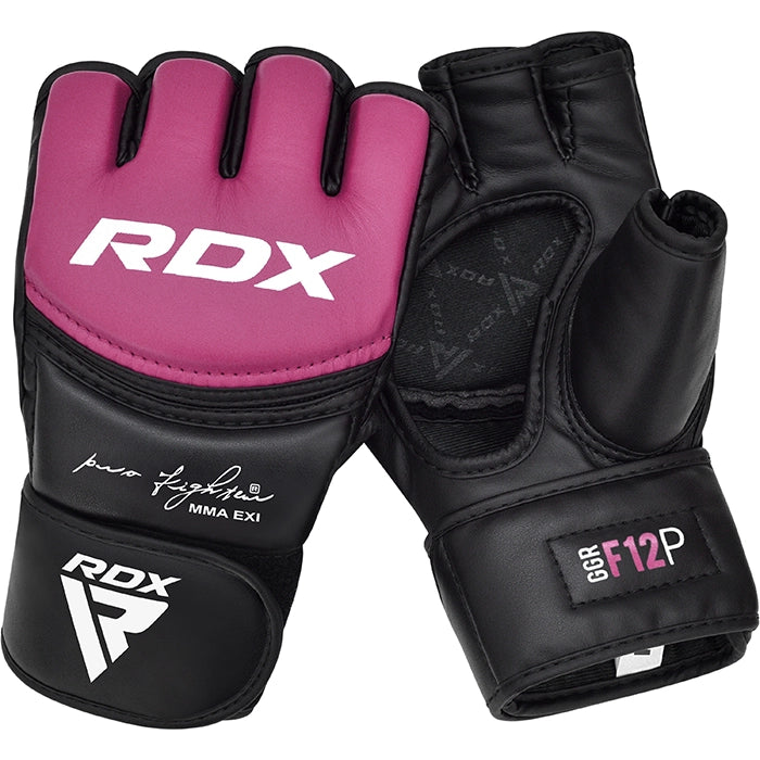 Rdx Sports RDX GGR F-12 PLUS MMA Grappling Gloves Pink
