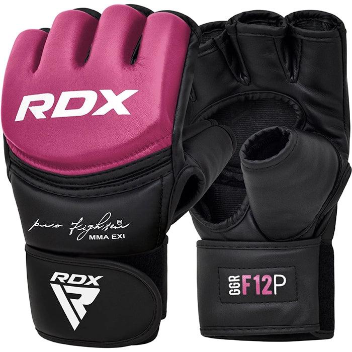 rdx sports RDX GGR F-12 PLUS MMA Grappling Gloves Pink