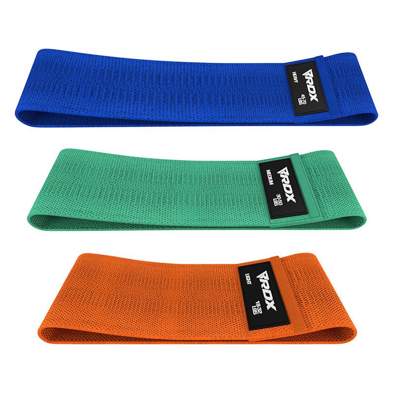 rdx sports RDX Heavy-Duty Fabric Resistance Training Bands for Fitness