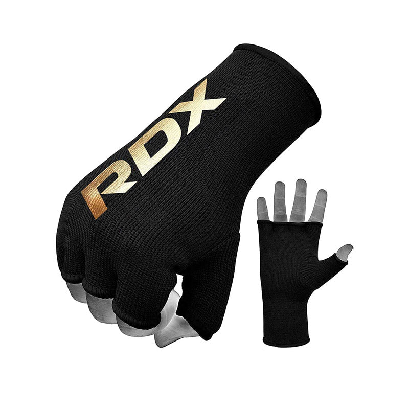 rdx sports RDX HY Inner Gloves Elasticated Half Finger for Boxing MMA Knuckle Protection OEKO-TEX® Standard 100 certified
