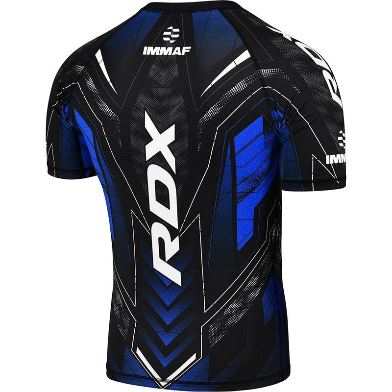 Rdx Sports RDX IMMAF Approved Half Sleeves Compression Shirt Blue