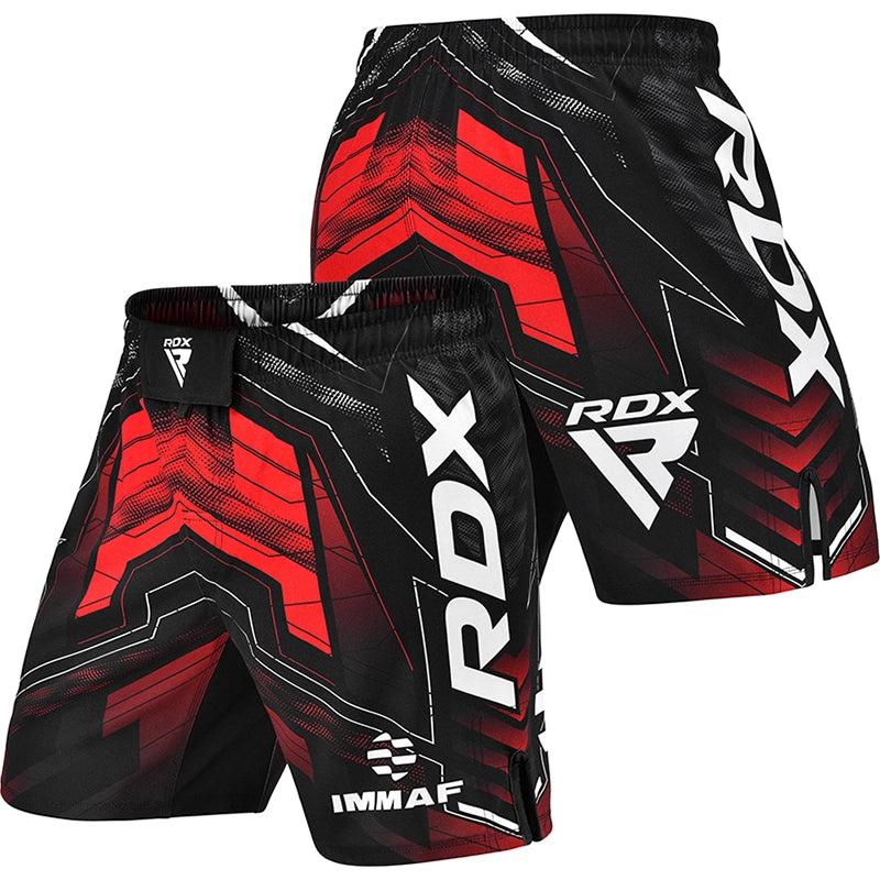 Rdx Sports RDX IMMAF Approved MMA Fight & Training Shorts Red