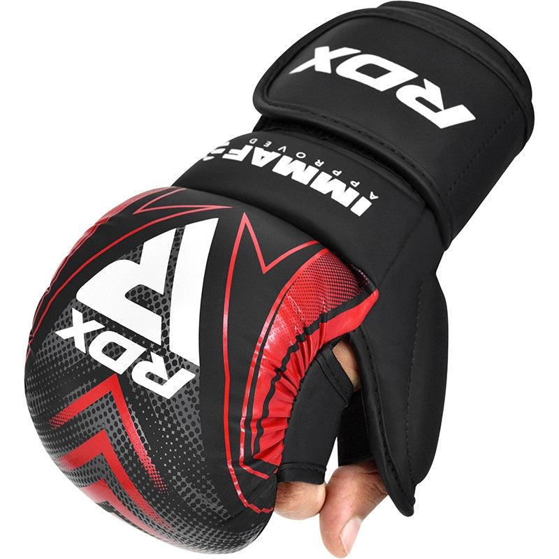 Rdx Sports RDX IMMAF Approved Shooter Grappling Gloves Red