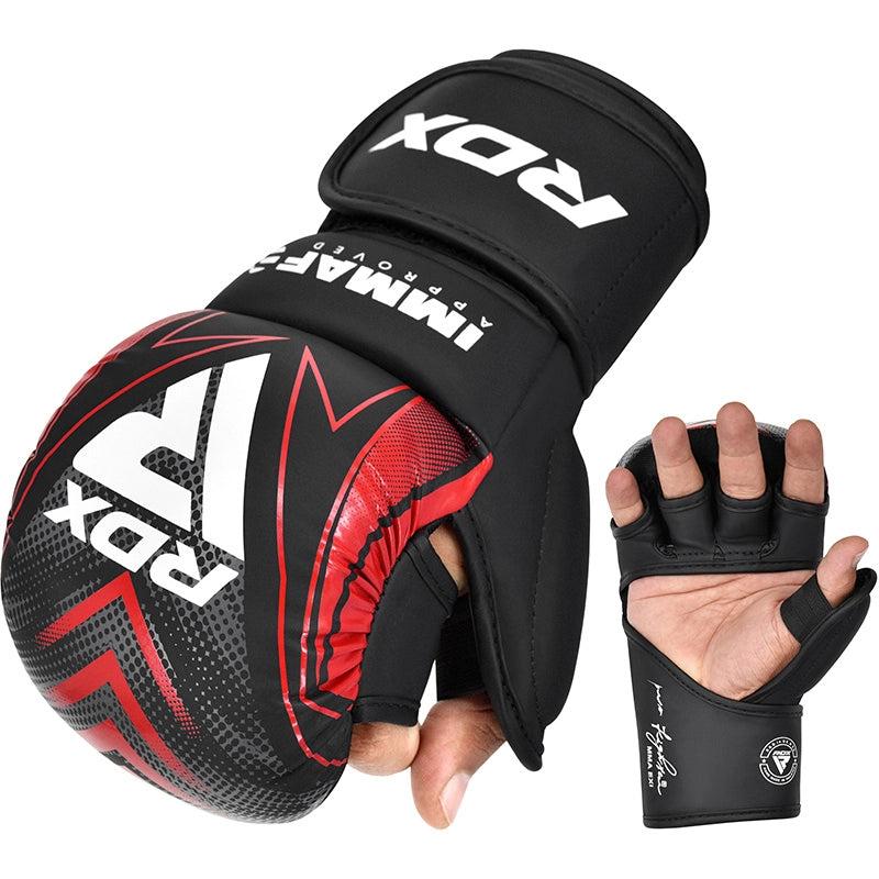 Rdx Sports RDX IMMAF Approved Shooter Grappling Gloves Red