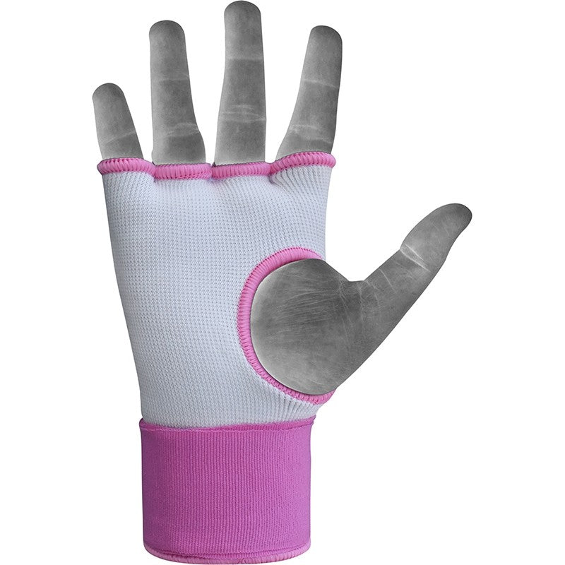 Rdx Sports RDX IS Women Gel Padded Wrist Strap Inner Gloves Pink / White OEKO-TEX® Standard 100 Certified