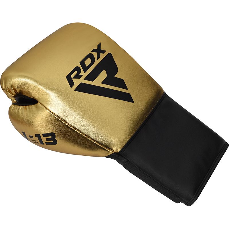 Rdx Sports RDX J13 KIDS 8oz Golden Boxing Gloves & Pads Set
