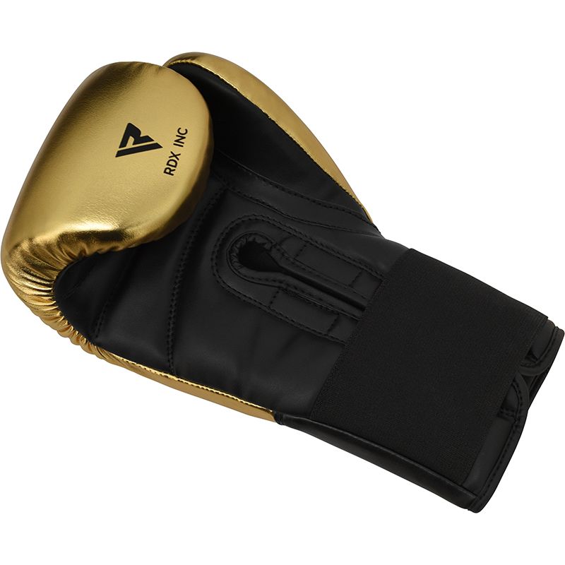 Rdx Sports RDX J13 KIDS 8oz Golden Boxing Gloves & Pads Set